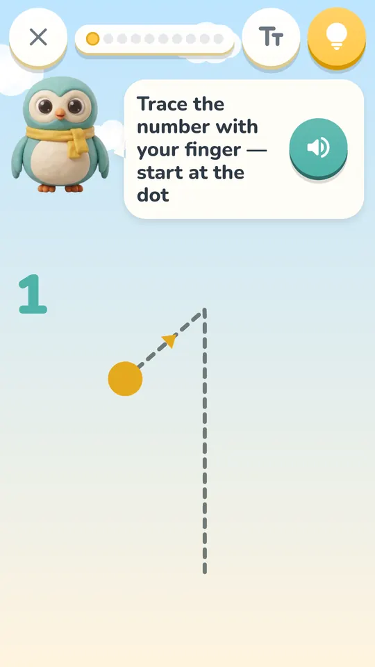 Activity: Trace with a finger