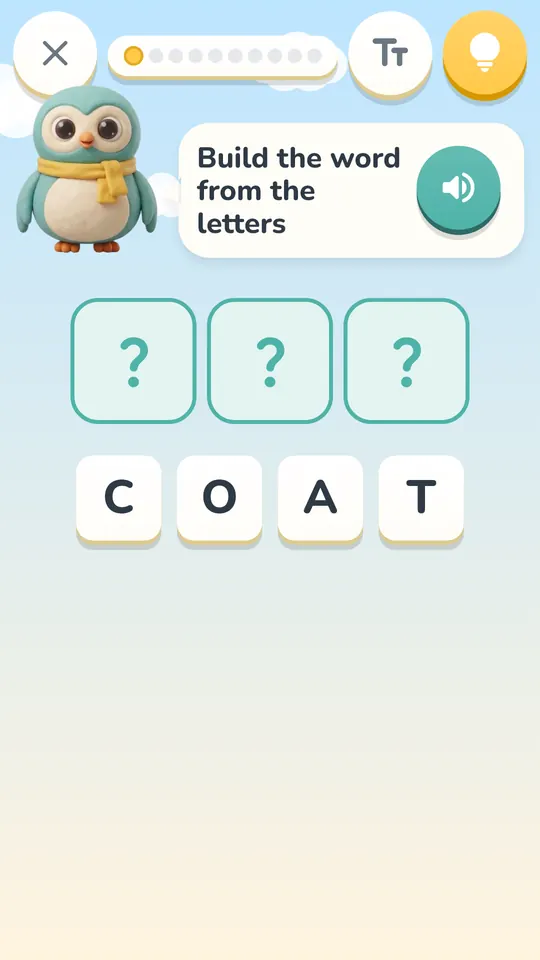 Activity: Build a word