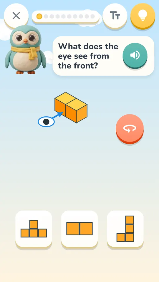 Activity: Cubes from the side